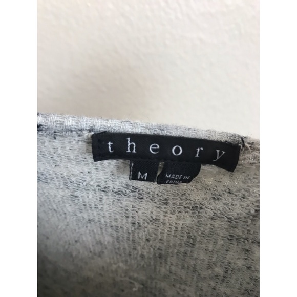 Theory Grey T-shirt Dress M - Picture 4 of 6